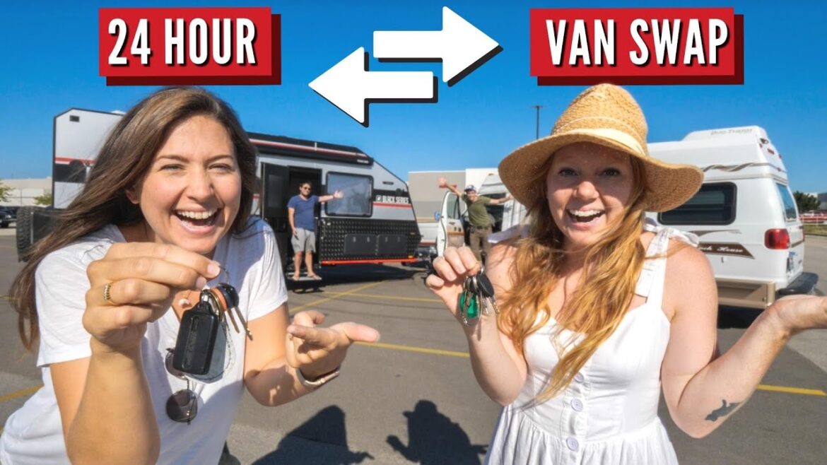 We Swapped Our Vans for 24 hours (Campervan VS Trailer) We Swapped Our Vans for 24 hours (Campervan VS Trailer)