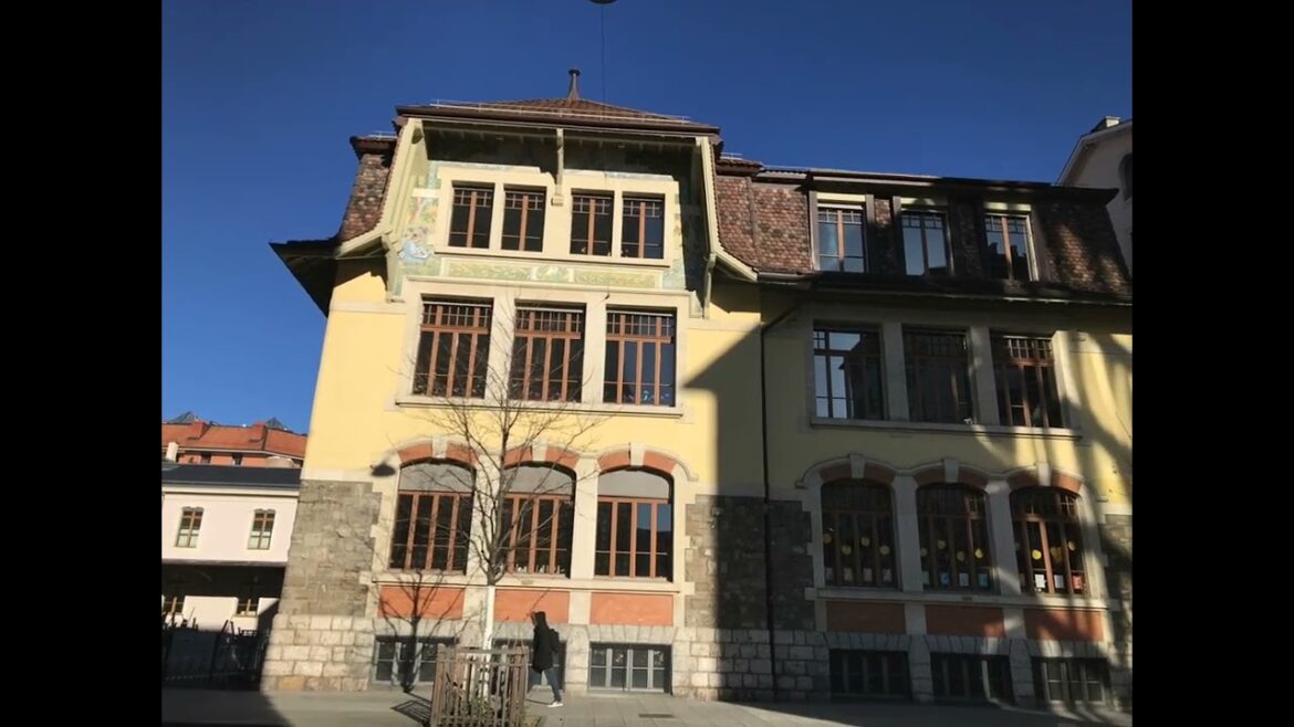 Geneva, Switzerland street view before Christmas