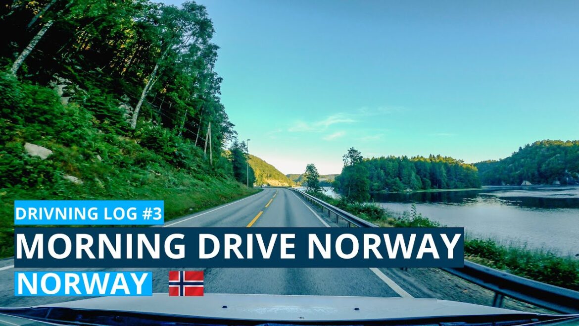 Beautiful morning drive in NORWAY 2022 [4k]