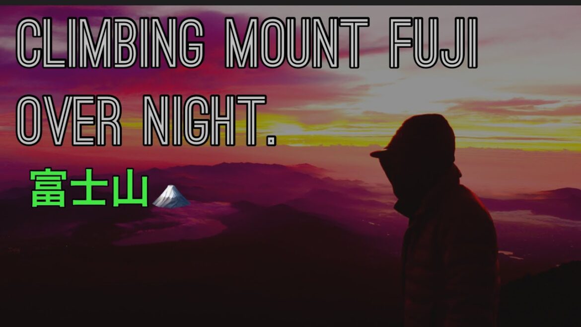 Climbing MT FUJI over night[Mt.Fuji] #fujisan #mountfuji