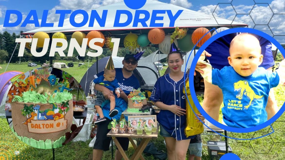Dalton Turns 1 Year Old | Dinosaur Themed First Birthday Celebration of Dalton Drey in Mt. Fuji