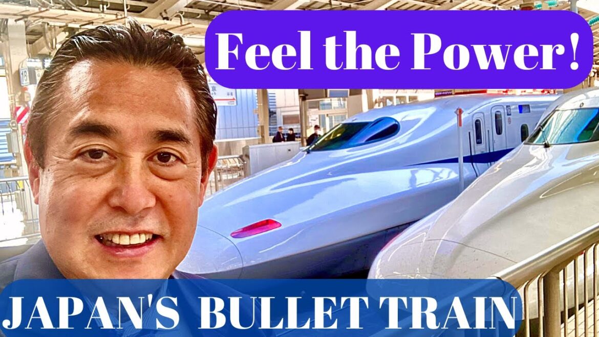 Feel the Power of the Shinkansen!  (Japan Bullet Train)  Shizuoka, Japan