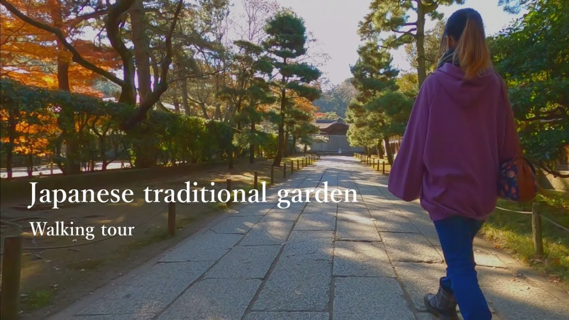 Travel to JAPAN  | Walking tour at Japanese traditional garden