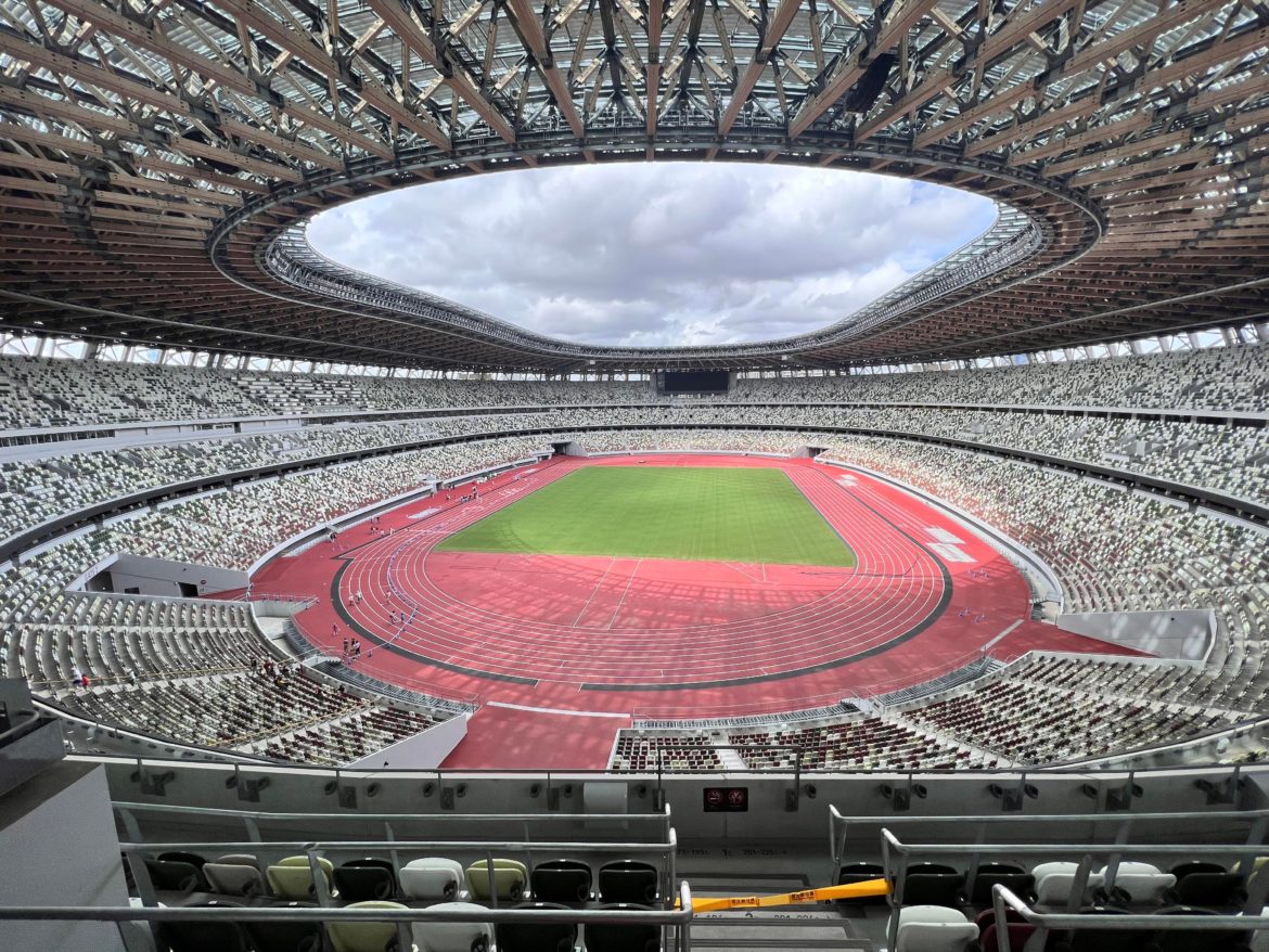 Inside the Tokyo Olympic Stadium
