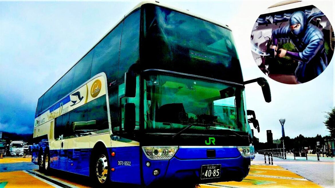 【solo silent travel】Japan's Double Decker Bus from Kyoto to Ninja village to Tokyo in holiday 【solo silent travel】Japan's Double Decker Bus from Kyoto to Ninja village to Tokyo in holiday