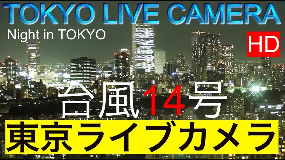 台風14号、TOKYO LIVE CAMERA, night view. The world's No. 1 city to live in.,東京ライブカメラ、 台風14号、TOKYO LIVE CAMERA, night view. The world's No. 1 city to live in.,東京ライブカメラ、
