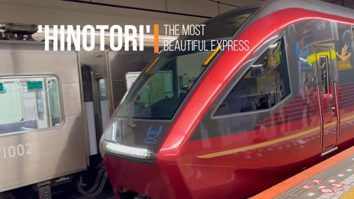🔥🐦最高に美しい深紅の近鉄特急「ひのとり」プレミアムシートで 大阪から名古屋へ！🐦🔥🚊
