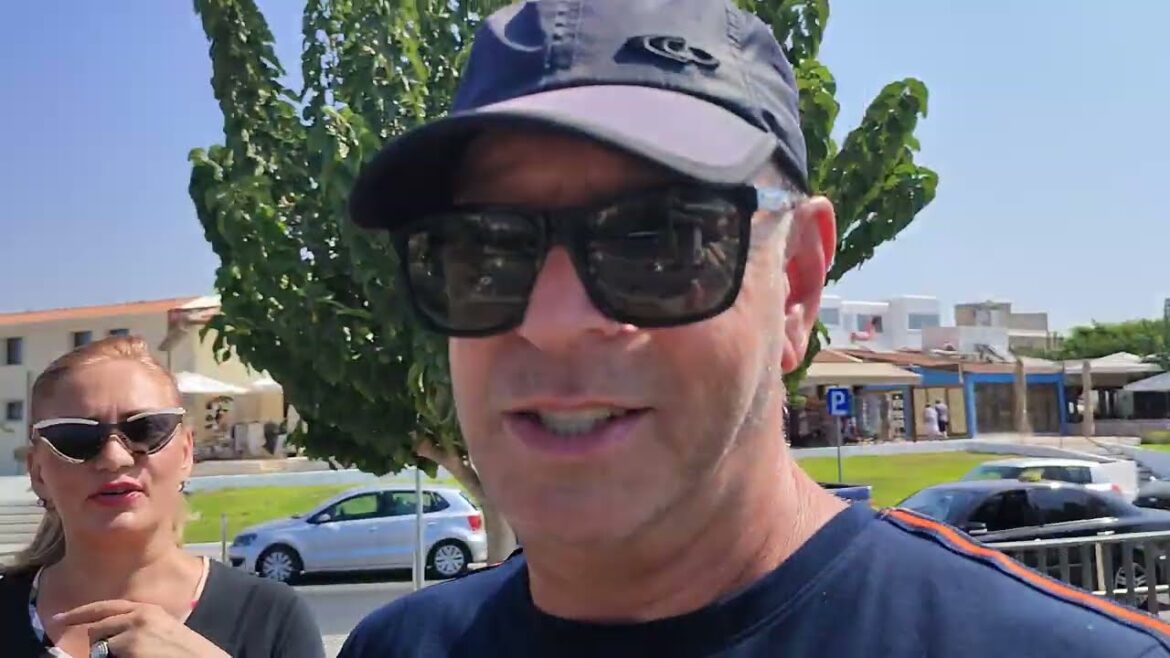 The Old Town of Paphos.. We visit the municipality Market Hall Buildings..  Paphos Cyprus..