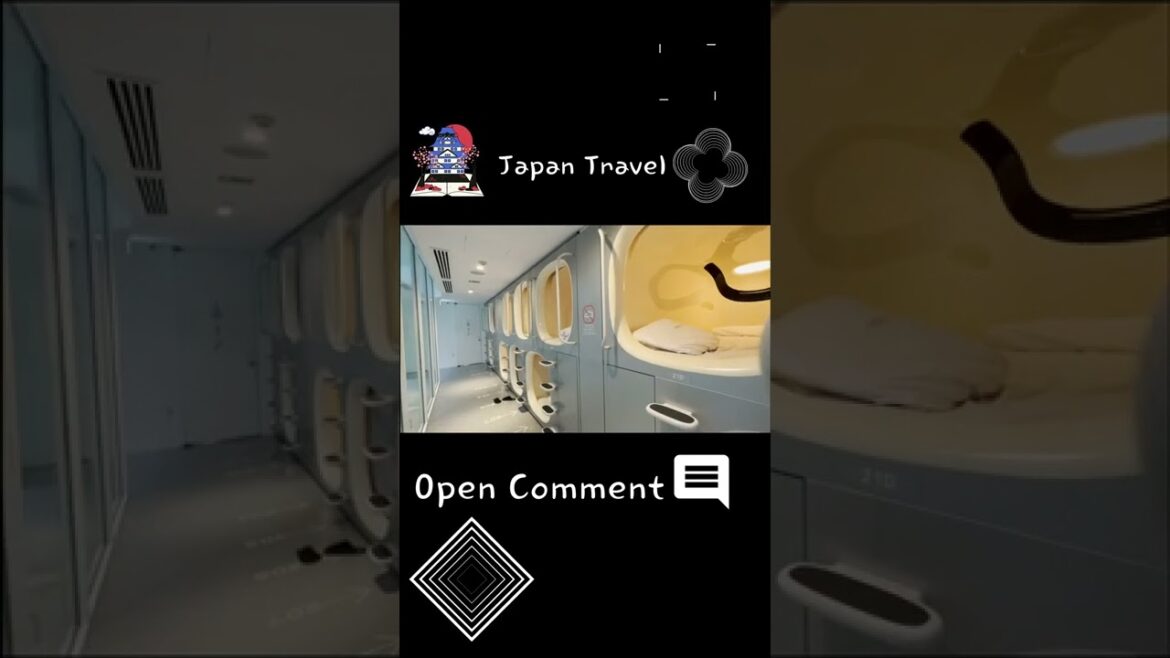 Inside Japan's most advanced capsule hotel#shorts Inside Japan's most advanced capsule hotel#shorts