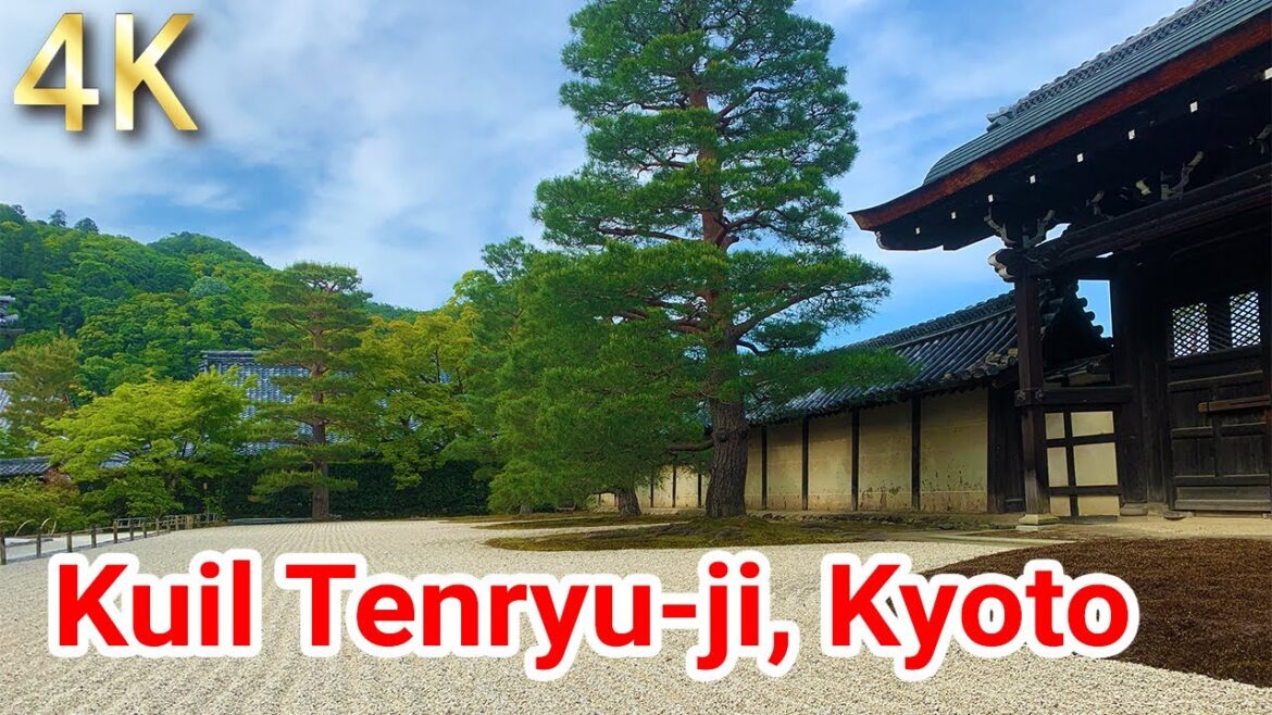 [Kuil Arashiyama Tenryu-ji Kyoto ] Kuil yang terkenal dengan kawasan yang luas dan taman Jepun