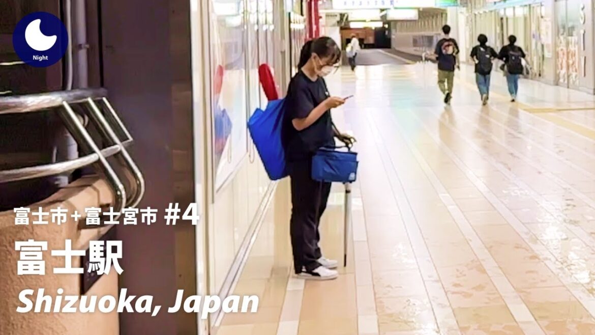 ⁴ᴷ Shizuoka: Fuji Station (富士駅)  / Fuji City & Fujinomiya City #4 : Japan Walking Tour 2022