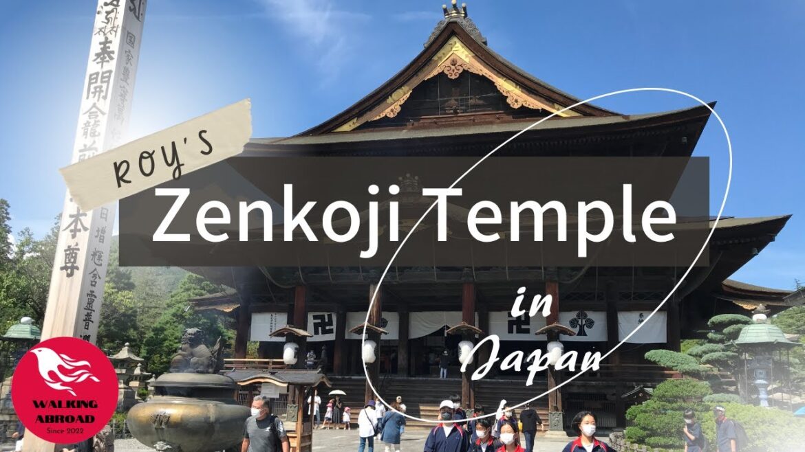 国宝、ミシュラン3つ星 [ 善光寺 ]  海外散歩 日本 02　寺院 national treasure Japan old Temples Samurai Ninja
