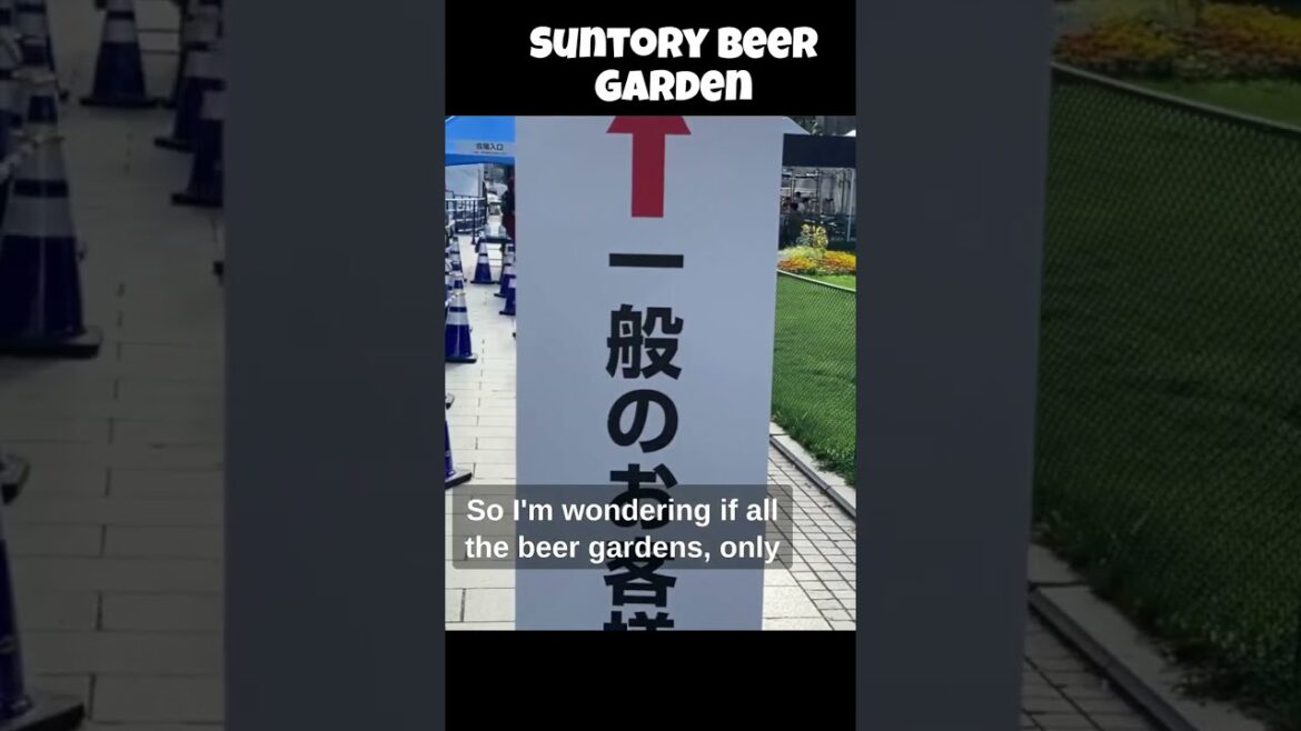 Sapporo Summer Beer Gardens -  Suntory & Asahi  (Hokkaido, Japan)