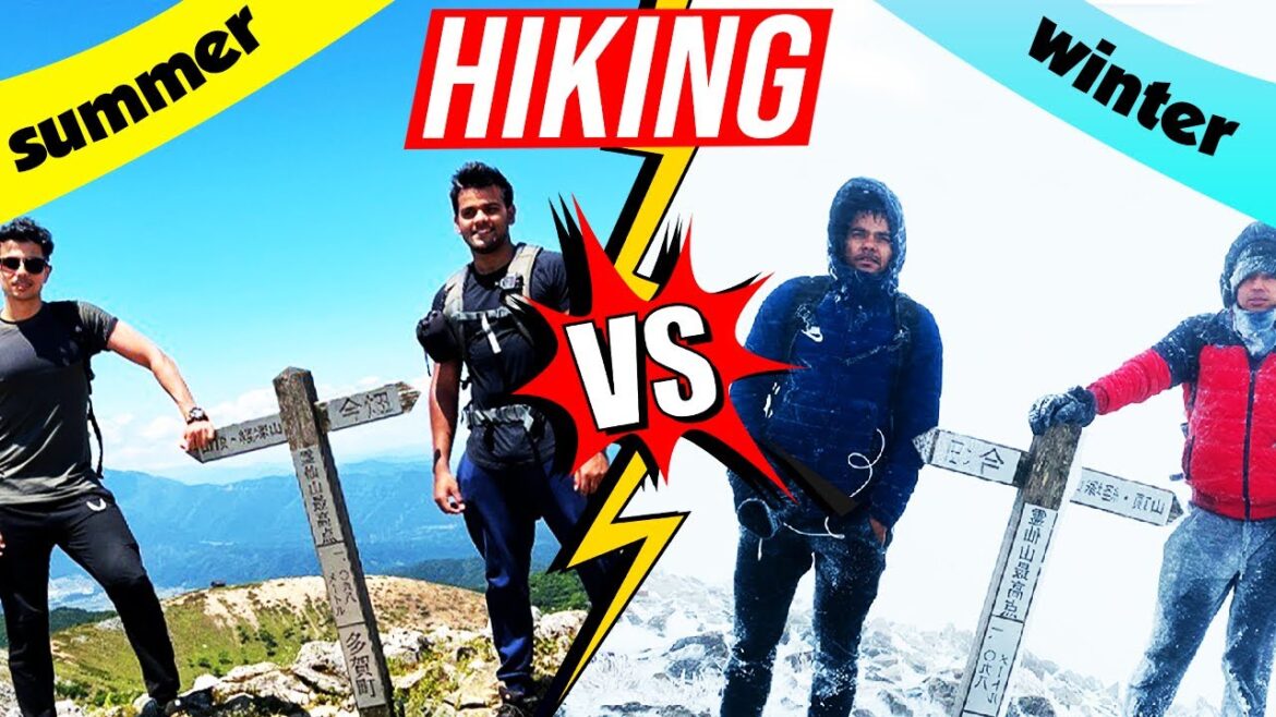 Hiking Summer VS Winter|| Mt Ryozen || Indian in Japan || Hiking Summer VS Winter|| Mt Ryozen || Indian in Japan ||