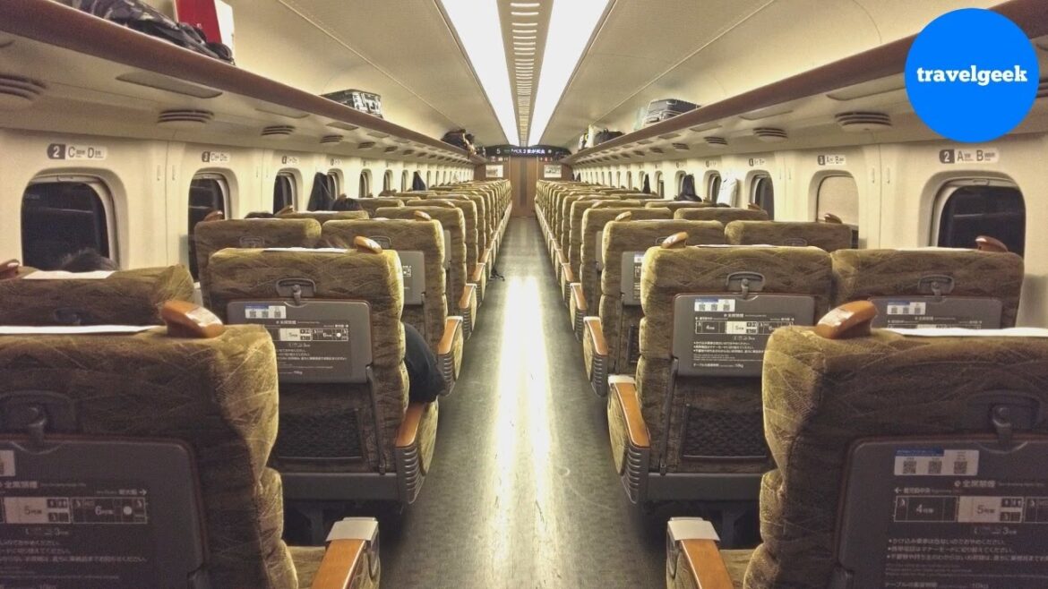 Riding Japan's Bullet Train Shinkansen in BEST Standard Class | Hakata - Osaka