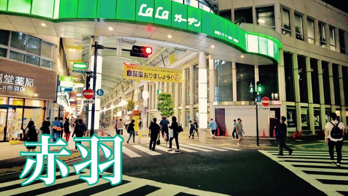 【🇯🇵4K】Walking in Akabane shopping mall ~ La La garden 赤羽 ~  Japan travel