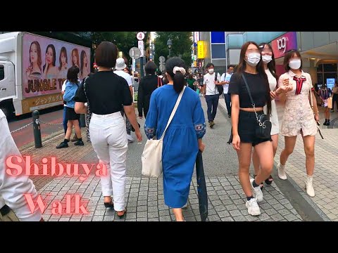 Shibuya Tokyo in Japan walking tour. 【4K】9.2022 Shibuya Tokyo in Japan walking tour. 【4K】9.2022