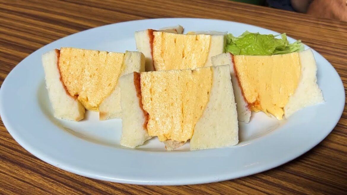 EPIC Japanese Egg Sandwich in Kyoto Japan EPIC Japanese Egg Sandwich in Kyoto Japan