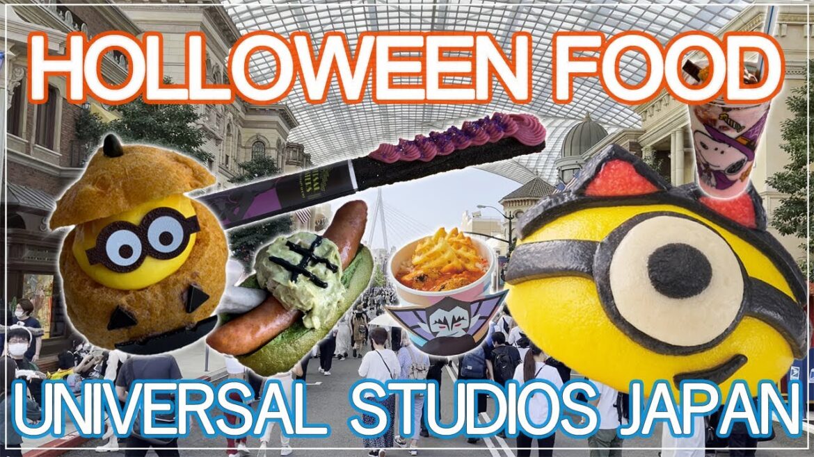 Halloween street foods and sweets at Universal Studios Japan 2022 Halloween street foods and sweets at Universal Studios Japan 2022
