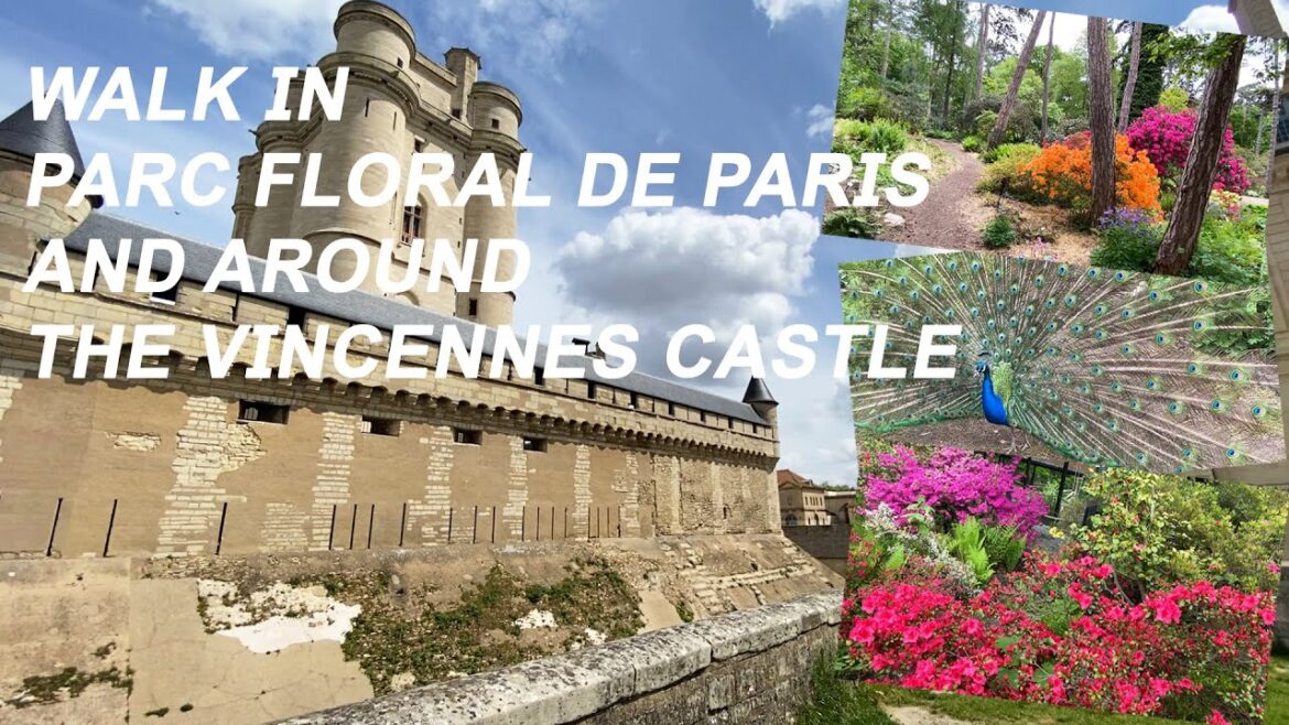 Enjoying blooming azaleas at the Floral Park of Paris (plus a peek at the Vincennes castle!)