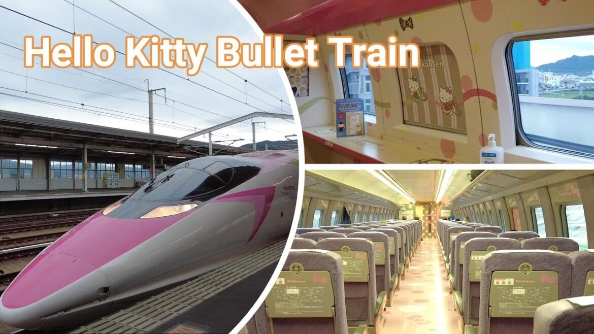 【Moe🎀Kawaii】Riding Japan's Hello Kitty Shinkansen with only one round trip per day.🚅