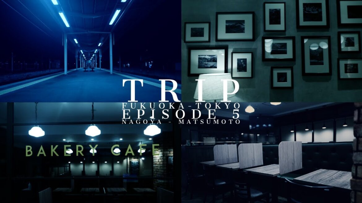 【TRIP VLOG】Fukuoka to Tokyo ep.5 | 九州から東京まで特急列車乗継＆途中下車の旅 | 名古屋-松本| 名古屋から特急しなので松本へ。寝覚め床を車窓から眺めるなどした。