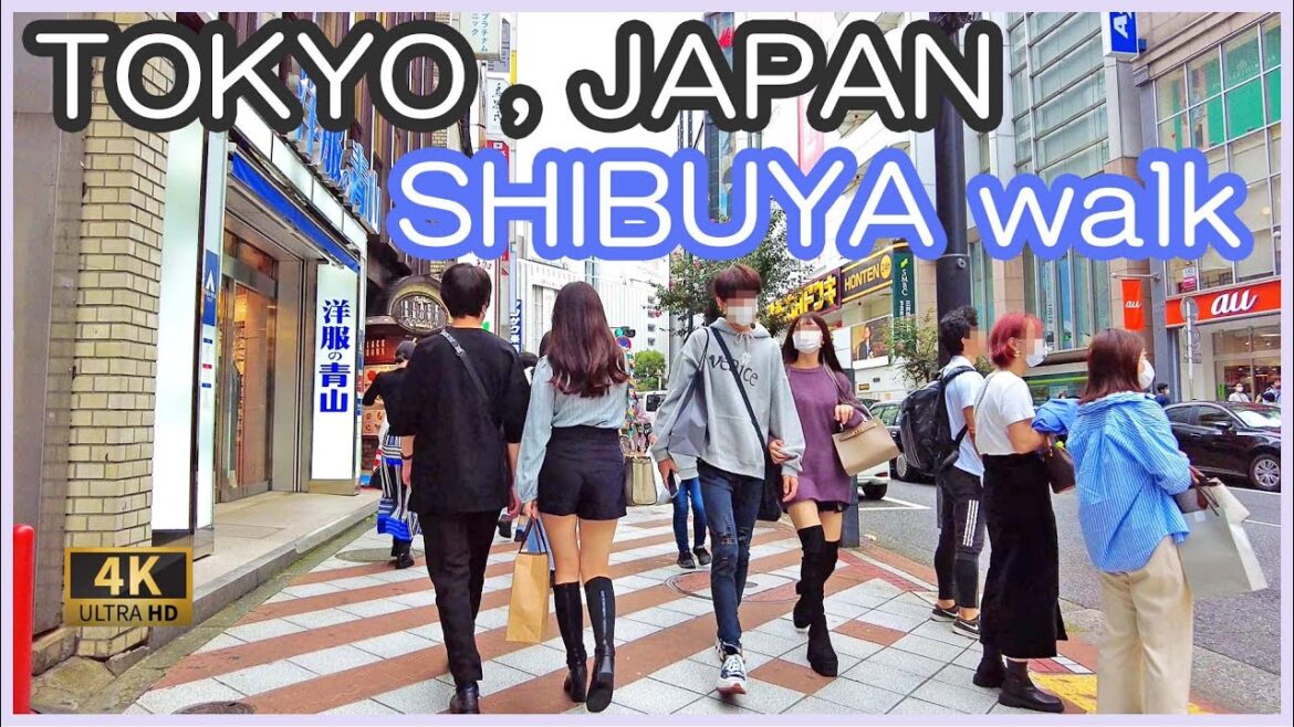 Tokyo walk 4K,Japan – Shibuya walking tour 2022 Tokyo walk 4K,Japan - Shibuya walking tour 2022