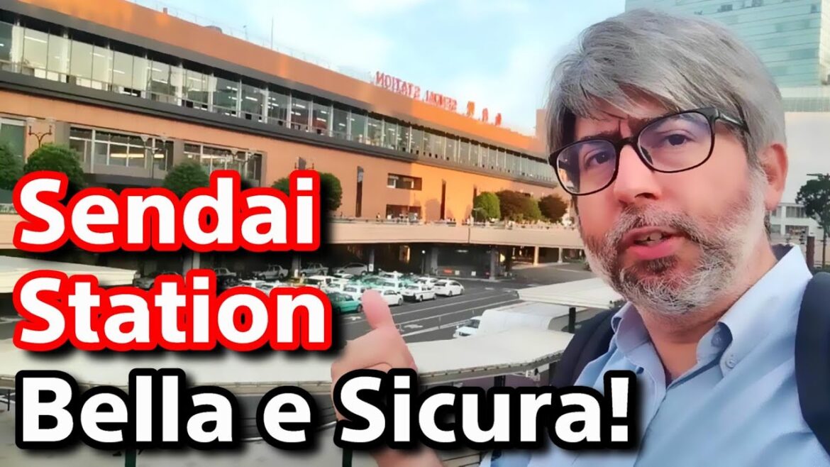 La sicurissima e bellissima stazione di Sendai! - Vivi Giappone