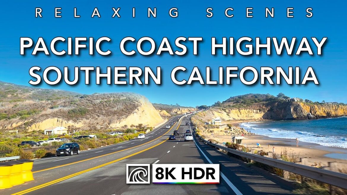 Driving Tour of Southern California San Pedro to San Clemente [8K HDR] Pacific Coast Highway  60fps
