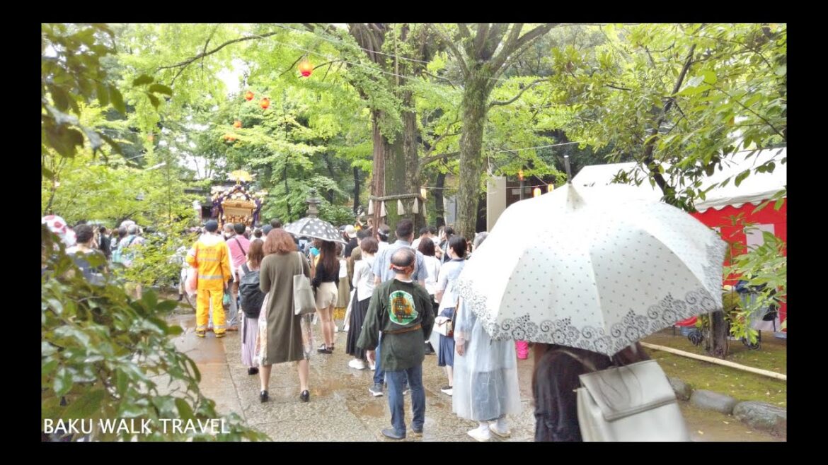 [4K]Akasaka Hikawa Festival 2022 | 赤坂氷川祭り2022