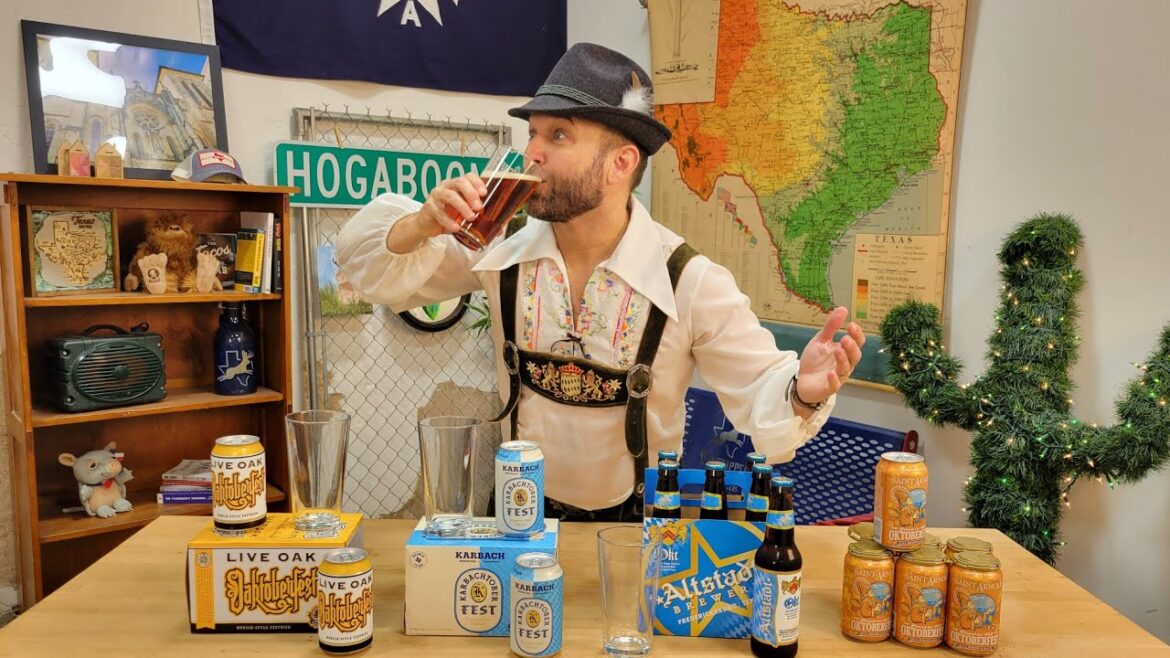What's the best Oktoberfest Beer?  A Texas Taste Test