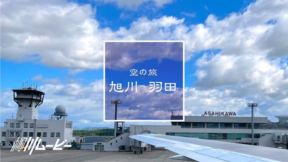 【空の旅】旭川空港から羽田空港（2022年9月下旬）