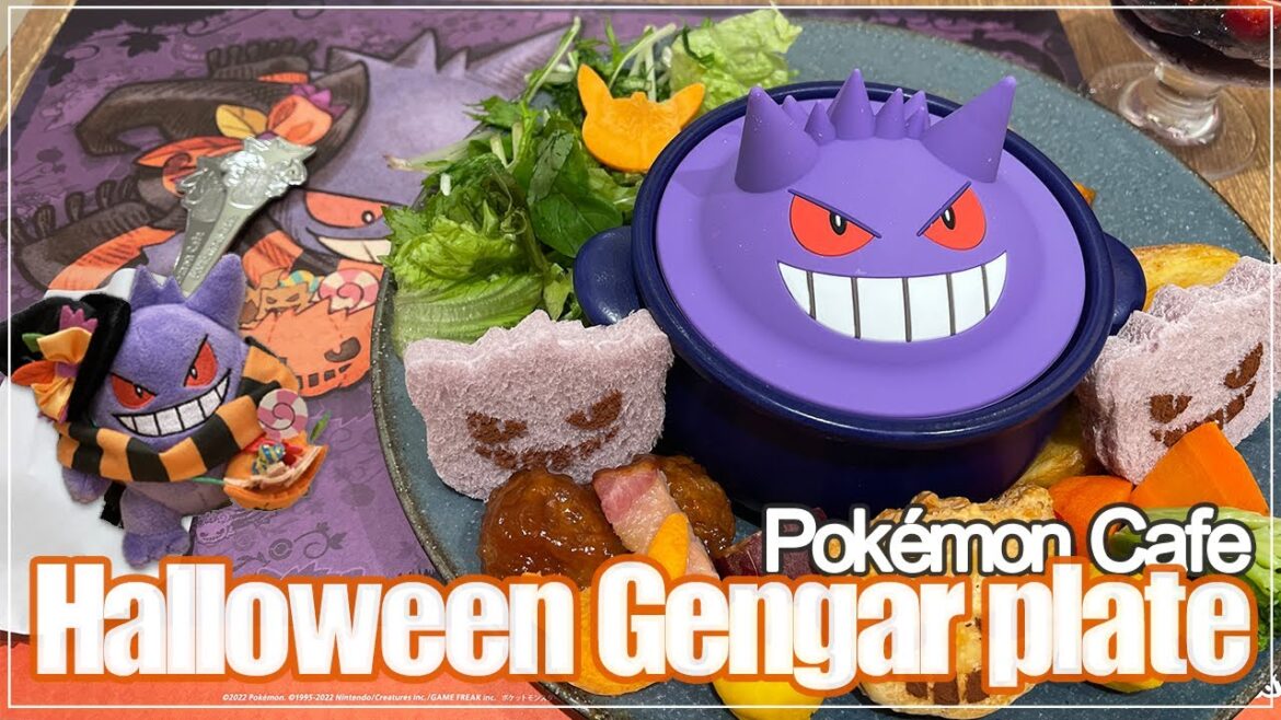 Pokémon Café  the special Halloween Gengar Meal 2022