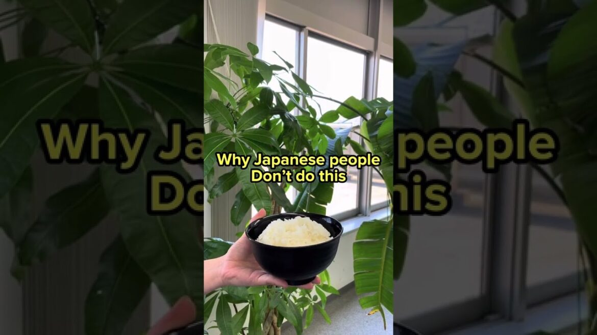 Why Japanese people don't do this#shorts