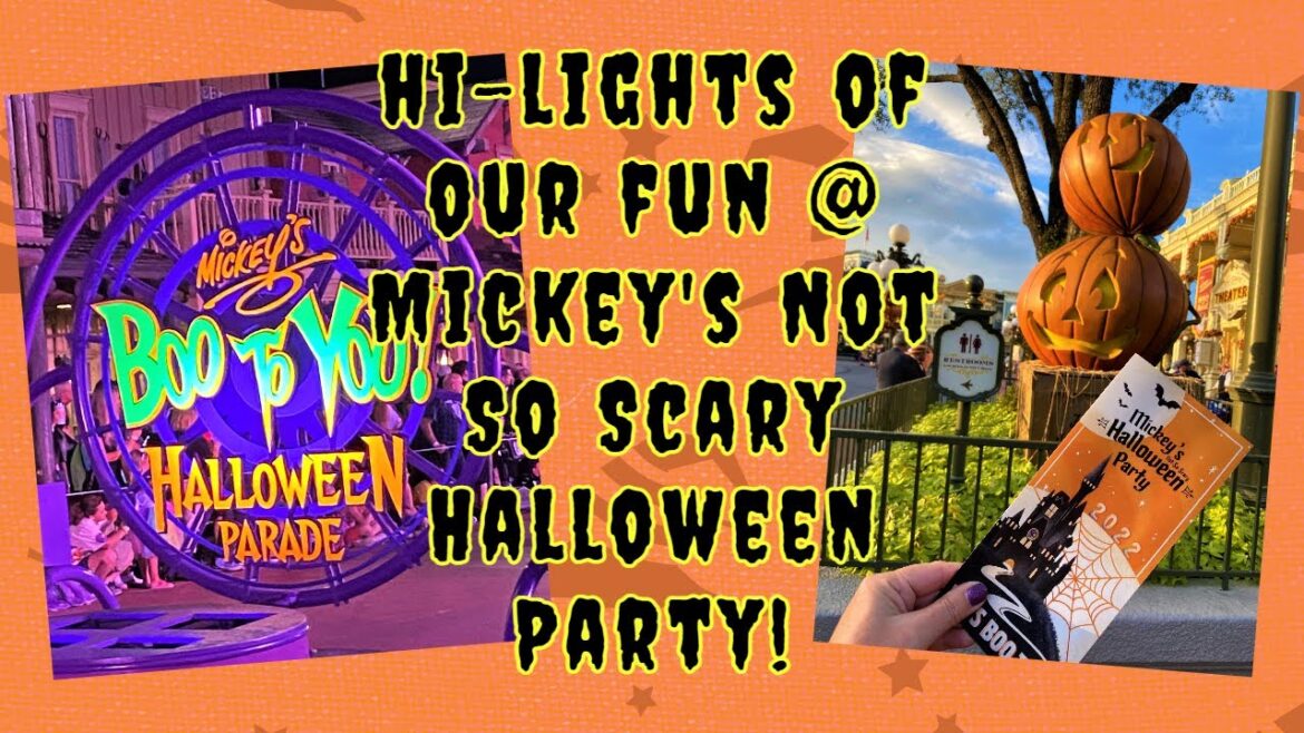 MICKEY'S NOT SO SCARY HALLOWEEN PARTY / Walt Disney World 2022