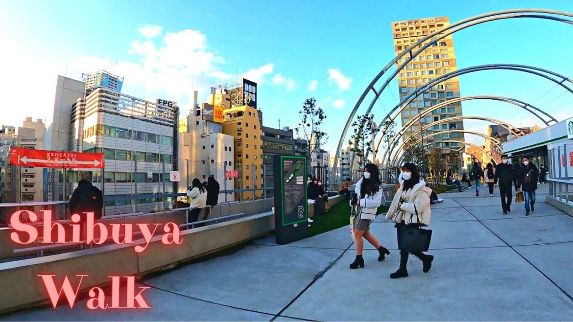 Just walk. Shibuya Tokyo in Japan walking tour. 【4K】2.2022