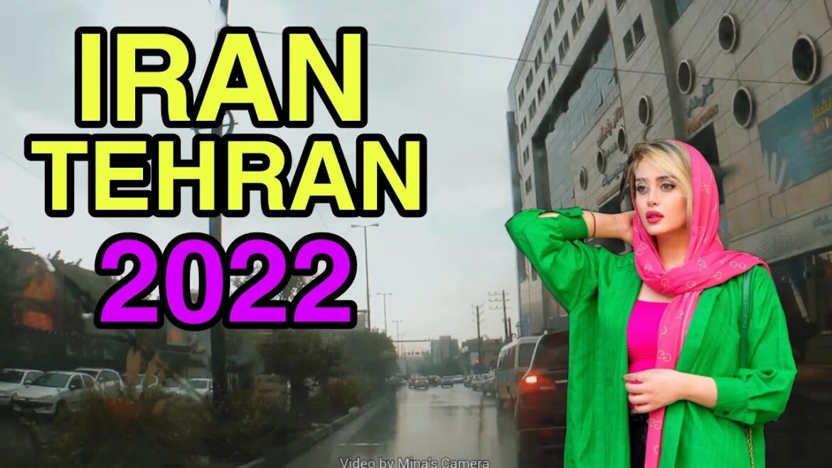 IRAN – Heavy rain in the hot summer of Tehran /Driving tour on Jannat abad IRAN - Heavy rain in the hot summer of Tehran /Driving tour on Jannat abad