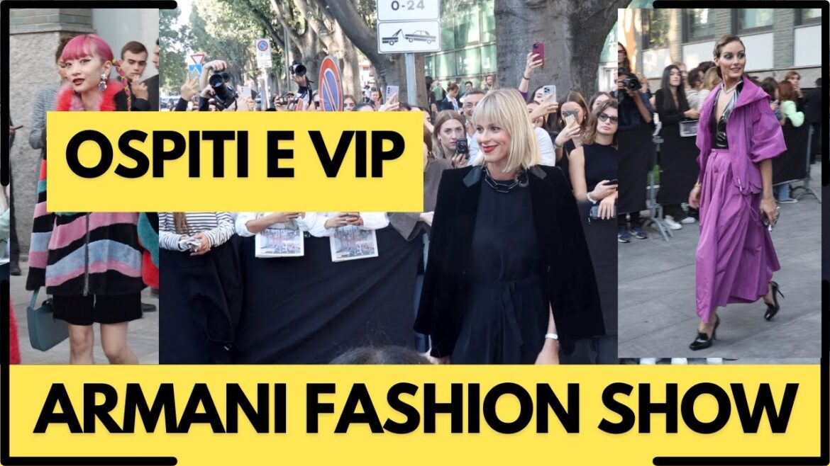Emporio Armani fashion show -  VIP e ospiti alla sfilata Milano settembre 2022