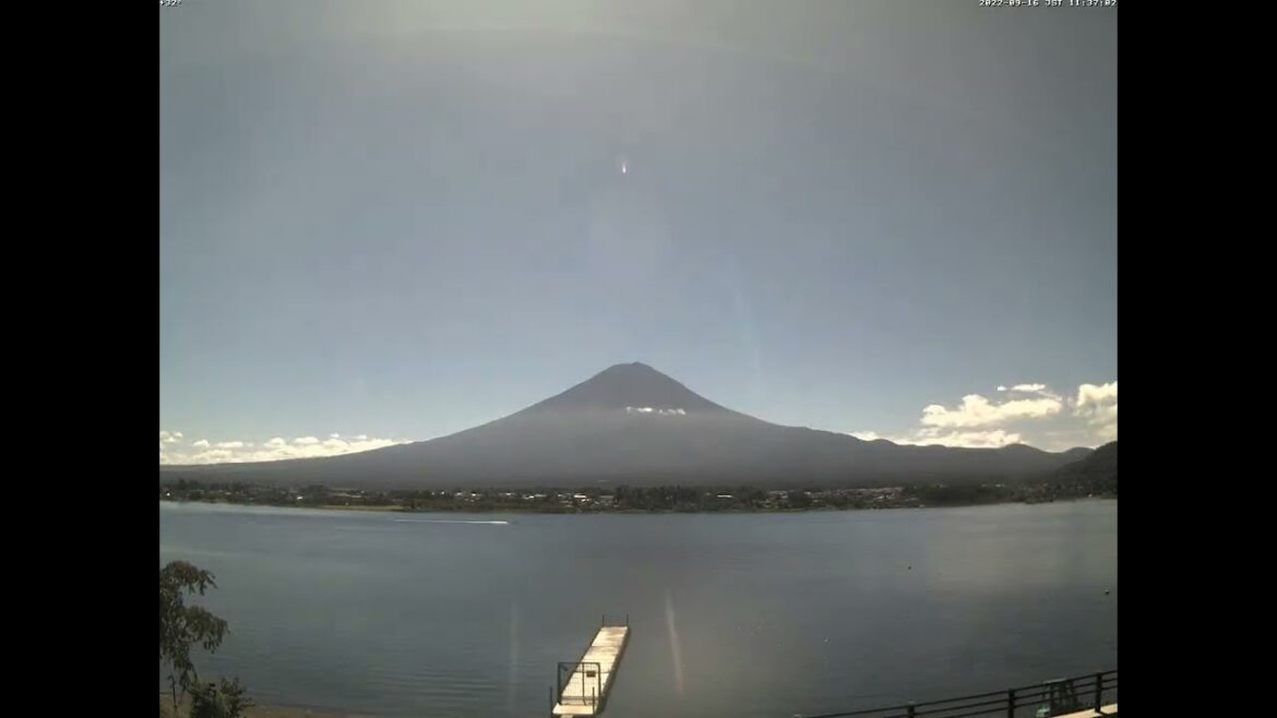 Mt  Fuji Time Lapse Video from Lake Kawaguchi Fujiyama Live Camera 6 in 2022 9