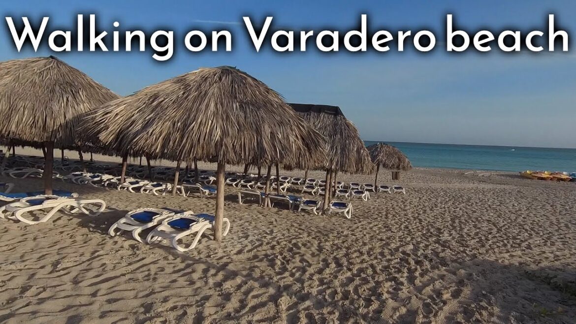 Walking on Varadero beach, Cuba #2 Walking on Varadero beach, Cuba #2