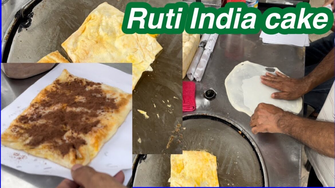 Wow Ruti Indian cake at street food with very delicious,price 0.5$/ unit 2022