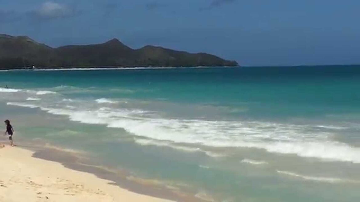 Playful Waimanalo Bay in action!