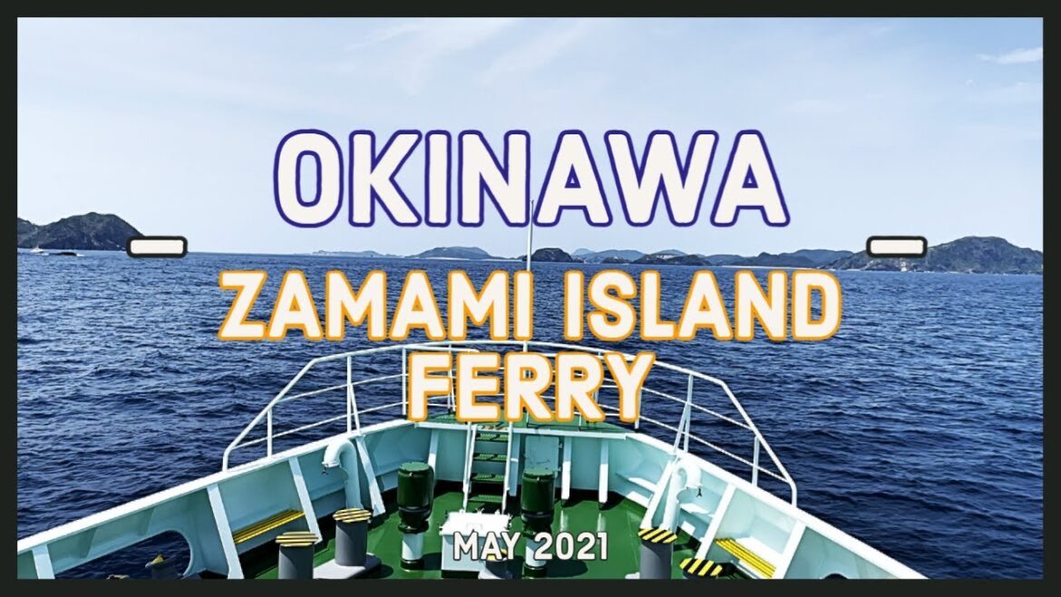 [4K] Beautiful Ferry Ride To Zamami Island, Okinawa (沖縄) - May 2021