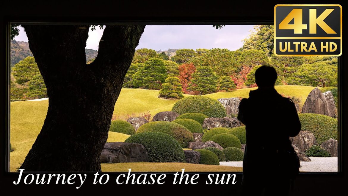 4K Relax in the best Japanese garden, Adachi Museum of Art / Guided 👀