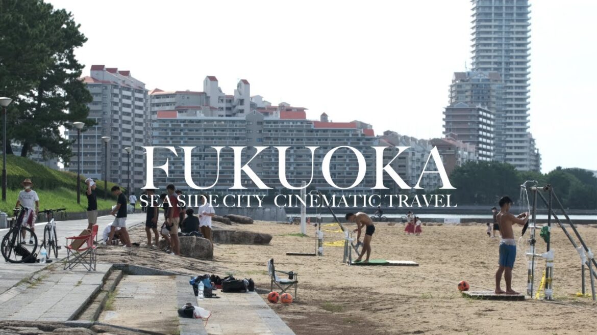 Sea Side City in Fukuoka, Japan 4K (Fujifilm XT4 Cinematic) - 福岡