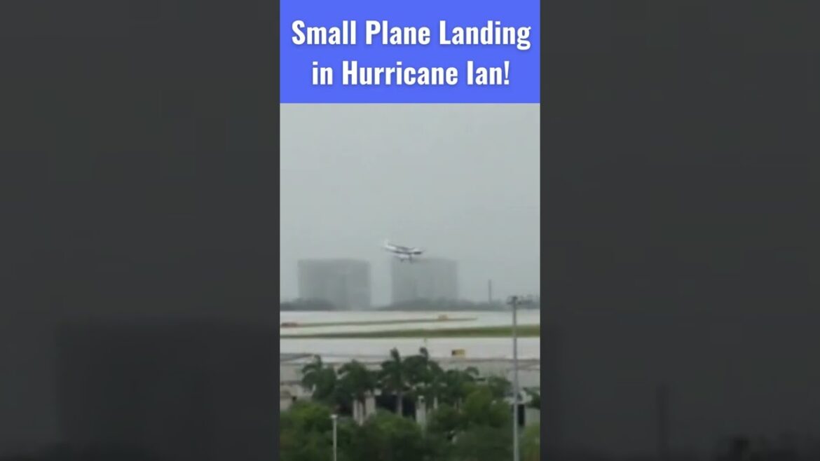 Small Plane Landing In Hurricane! Small Plane Landing In Hurricane!