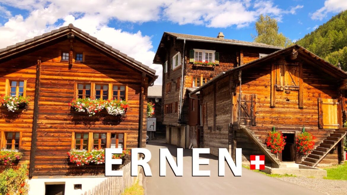 Ernen, 4K - The amazing traditional Music Village of Switzerland