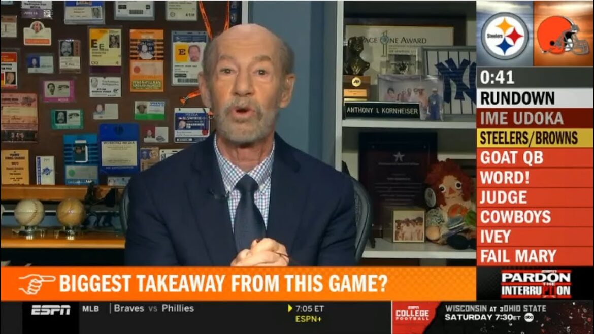 Pardon the Interruption | Kornheiser believes it’s time for the Steelers to bring in Kenny Pickett