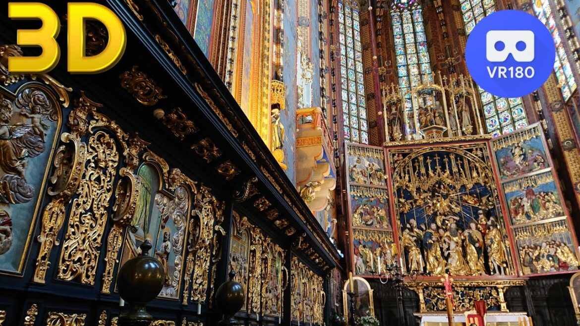 VR180 Visit Krakow in Poland (3D)