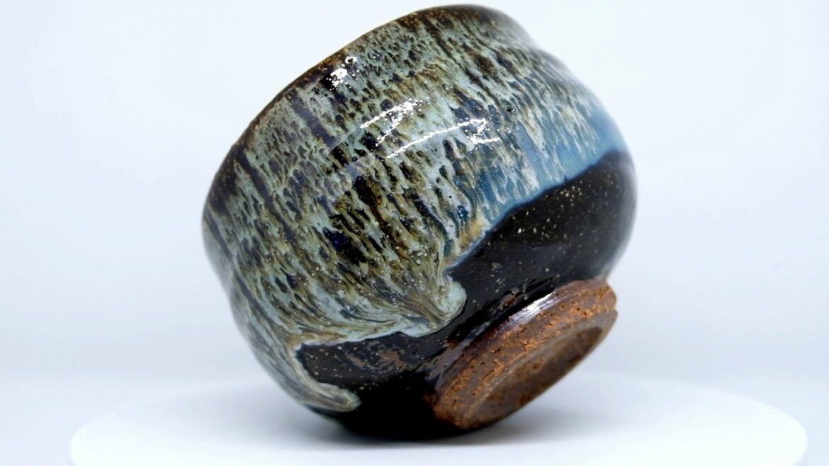 new Hagi Ware Seigan Yamane Chawan Matcha cup Tea Pottery mint new japan bowl